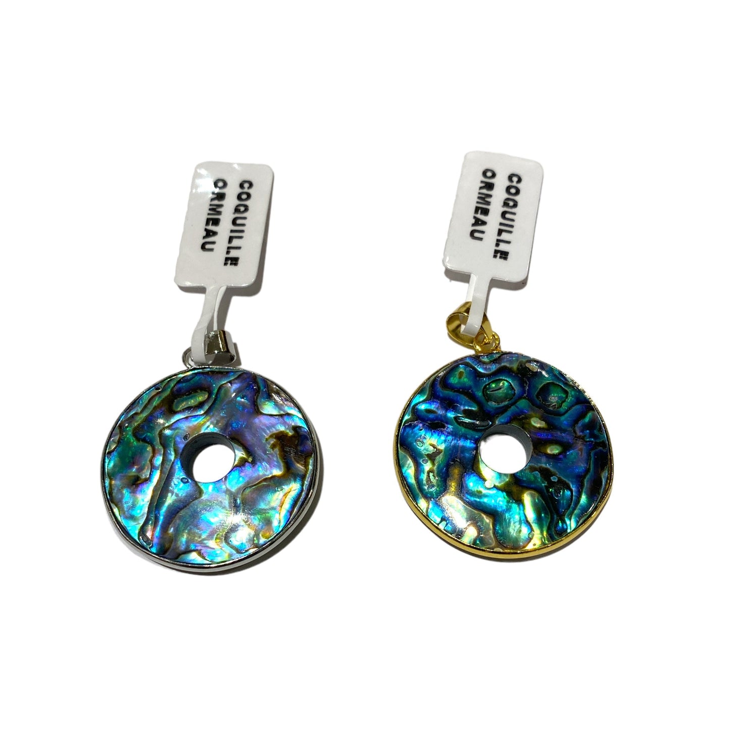 Pendentif ormeau donut - Foliesbijoux