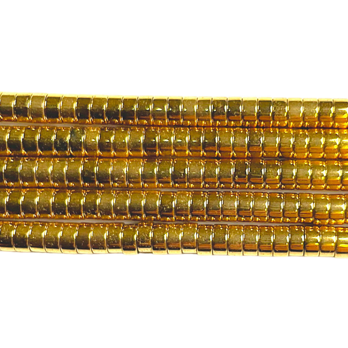 Fil de perle Hématite electroplaquée HEDC-3 - Foliesbijoux