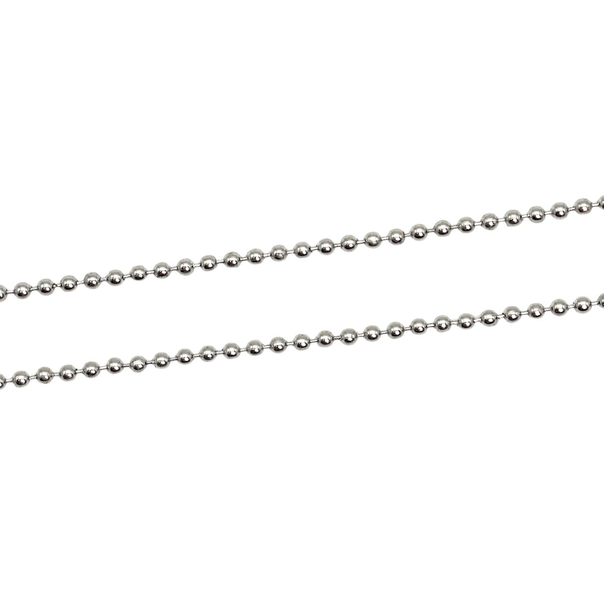 Lot de 10 chaînes billes en acier inoxydable argenté modèle 29