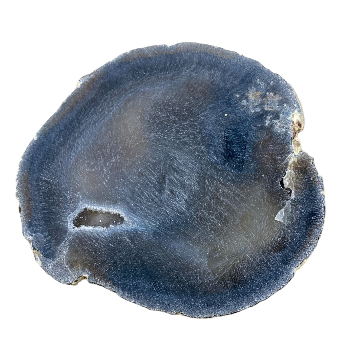 Plaque en Agate Botswana avec imprimé canard (peut présenter des défauts) - Foliesbijoux