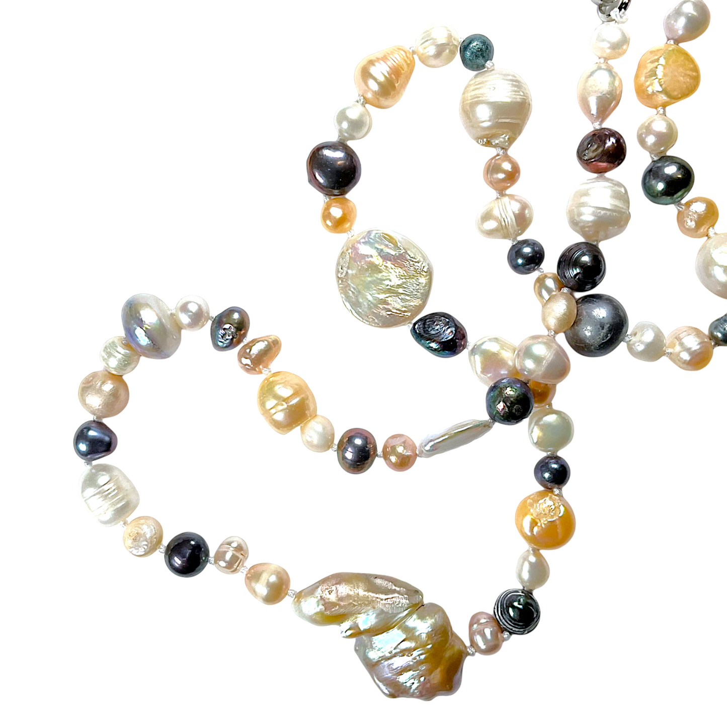 Collier en perles d’eau douce mix-6 - Foliesbijoux