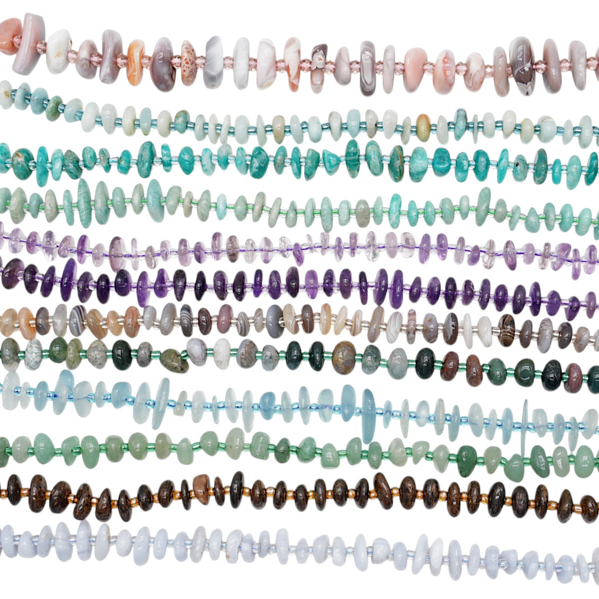 5x8 mm baroque stone bead (16 beads available)