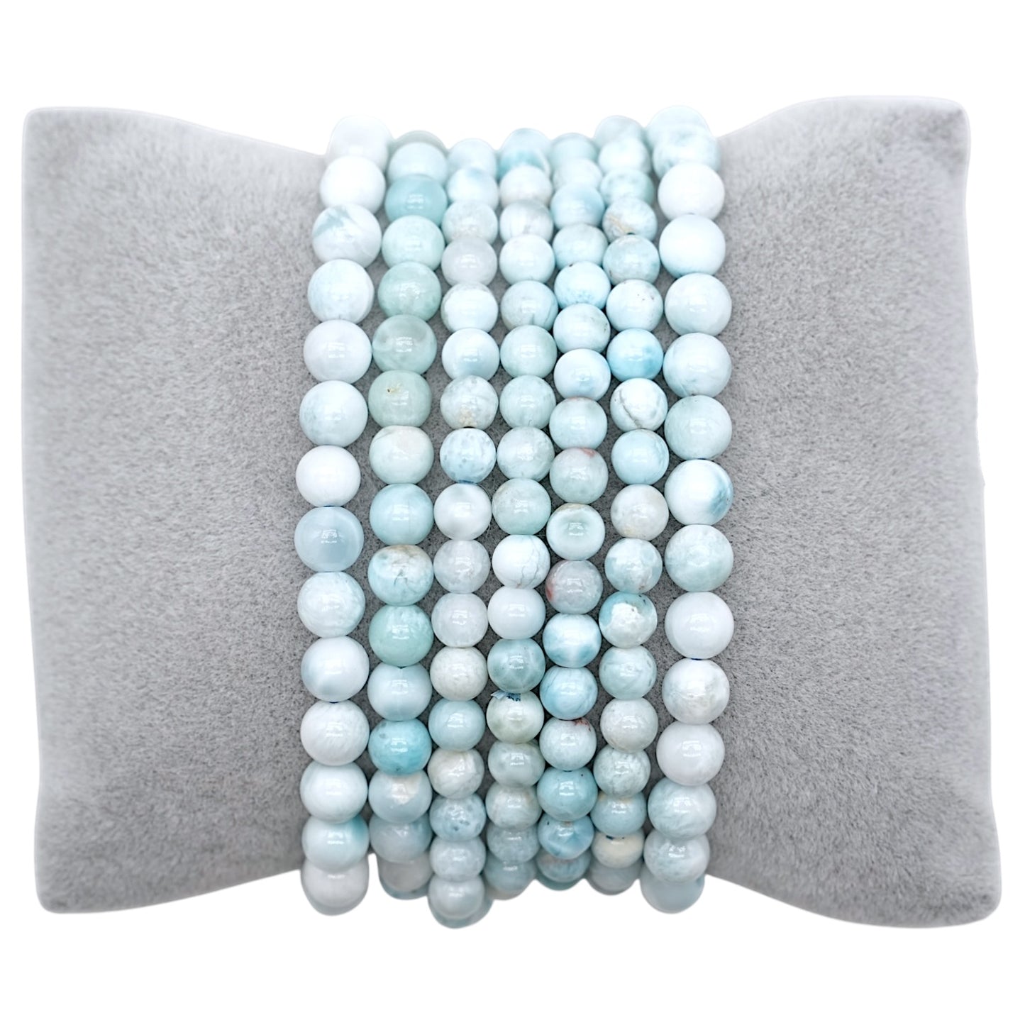 Bracelet Larimar de République dominicaine AA+