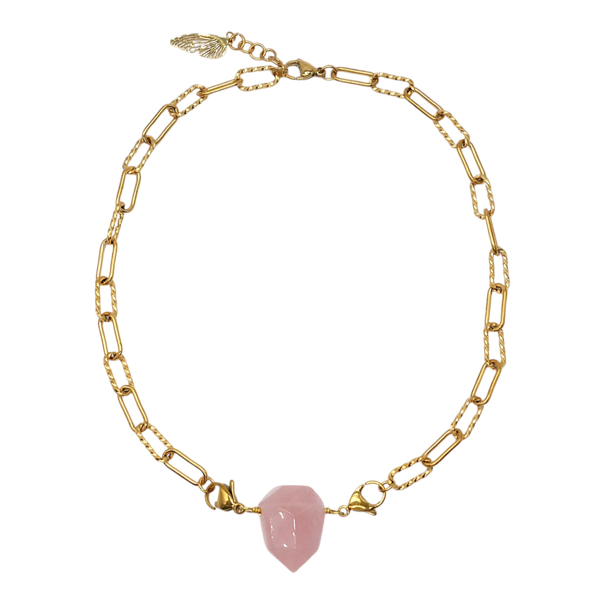 Chaîne de collier en acier inoxydable personnalisable (référence 3) (pendentif embout deux mousquetons non inclus) - Foliesbijoux