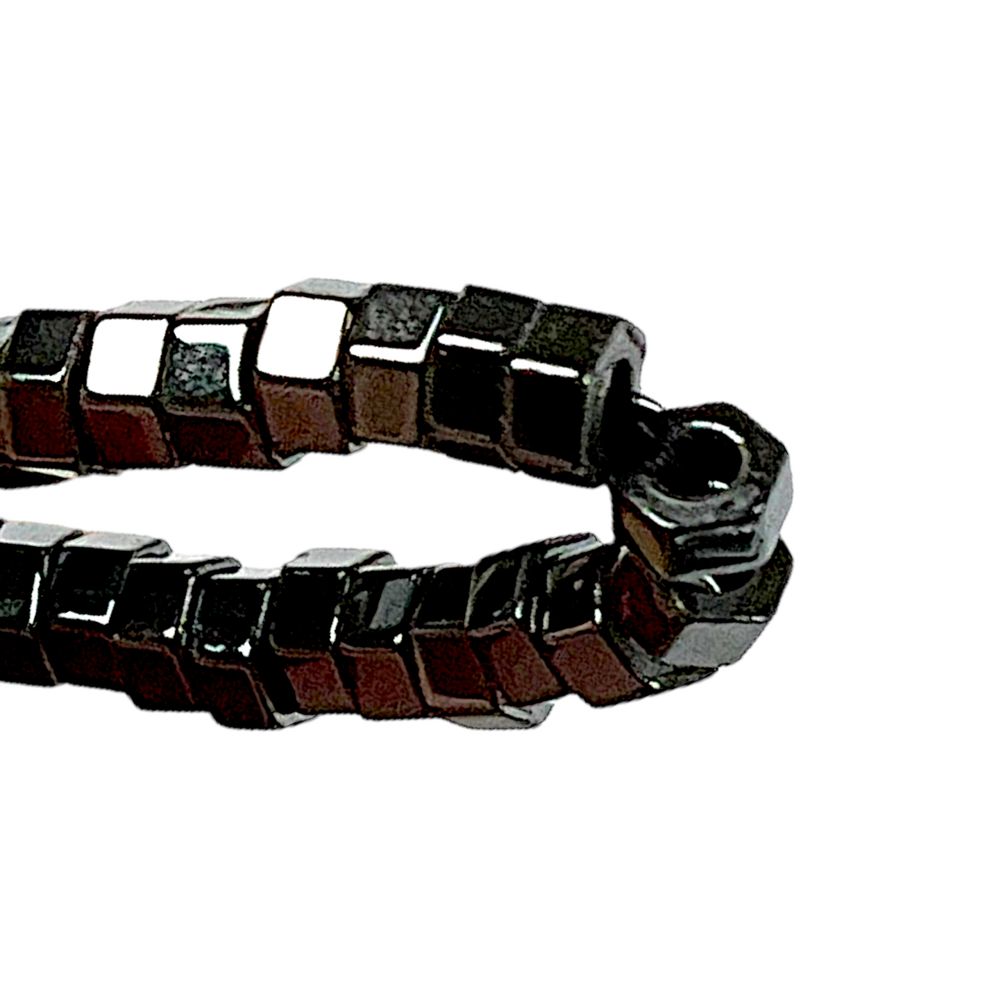 Fil de perle Hématite electroplaqué HE-9 - Foliesbijoux