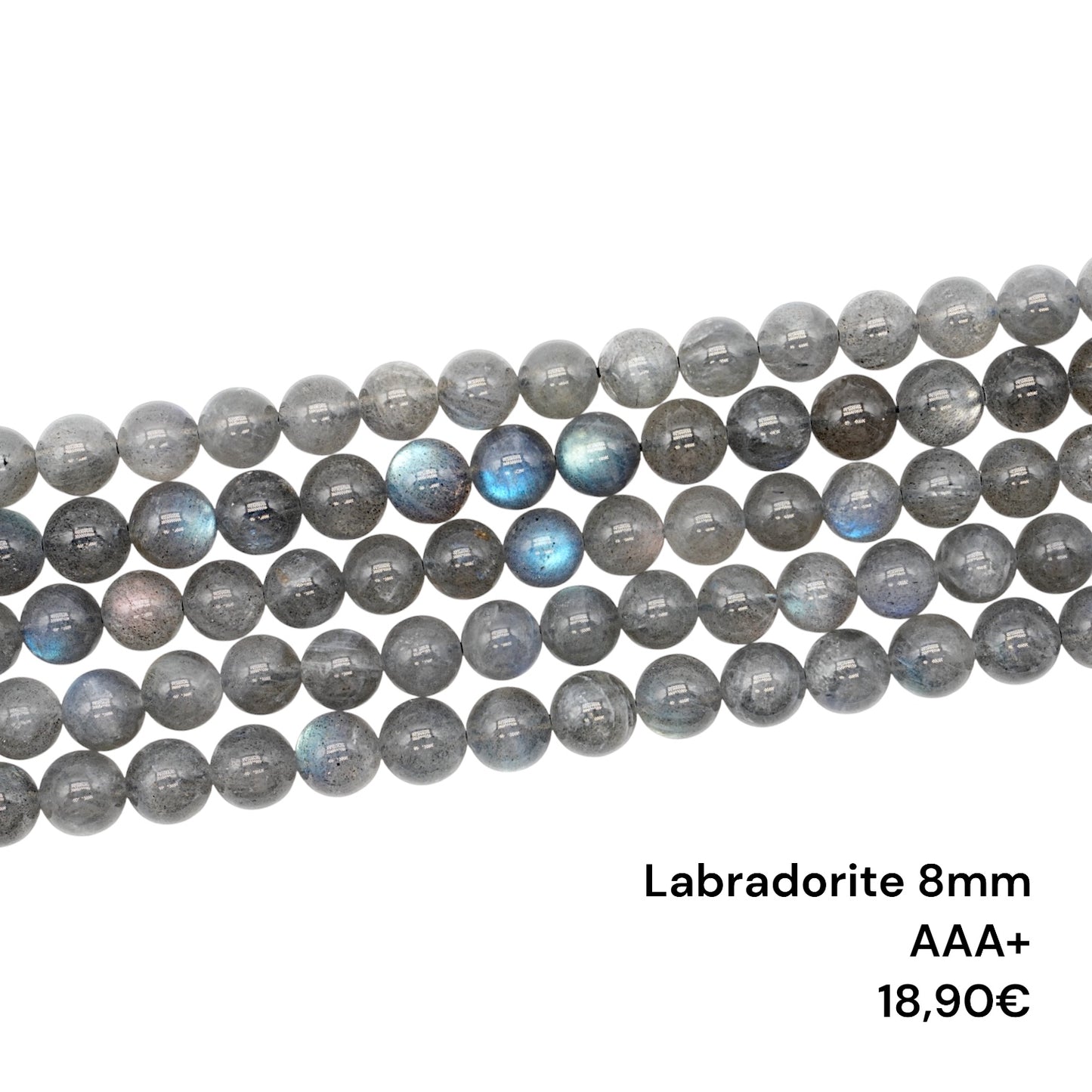 Fil de perle Labradorite AAA