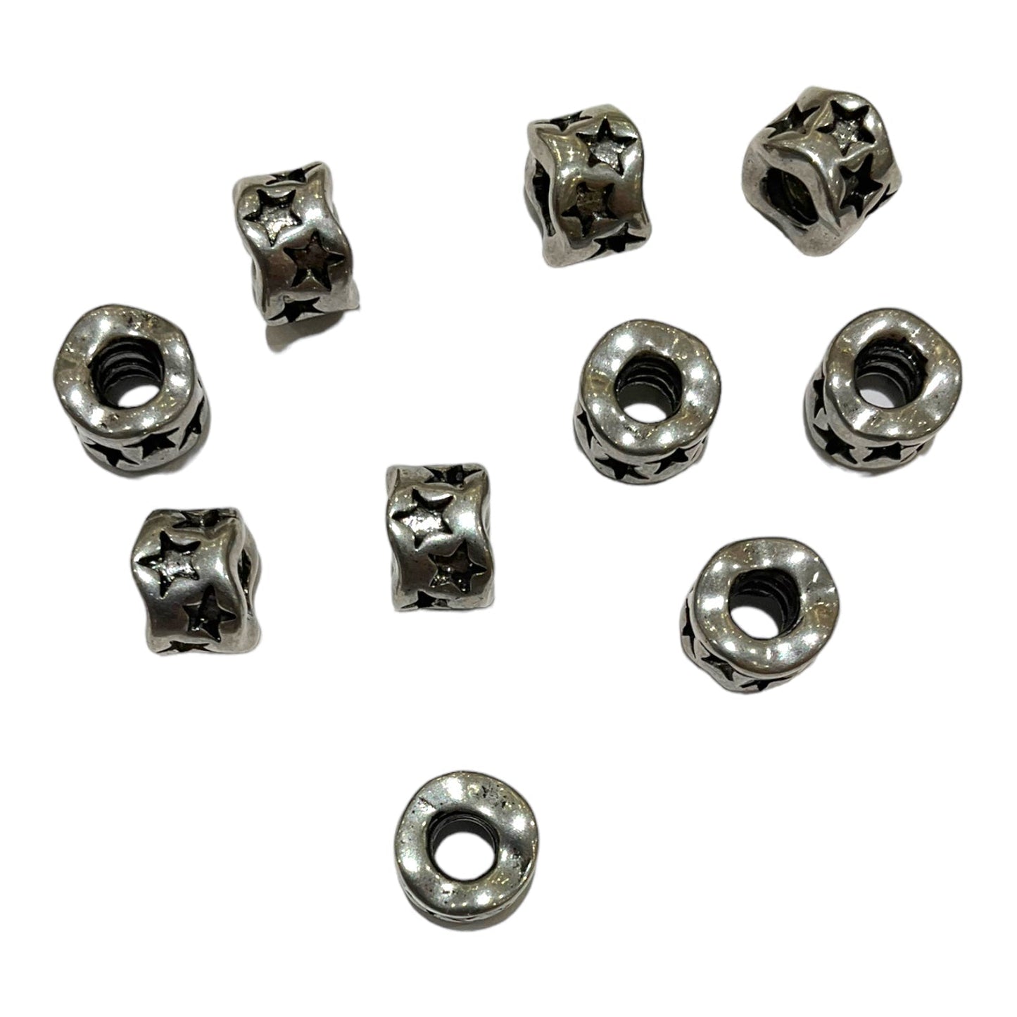 10 Breloque acier inoxydable - Foliesbijoux