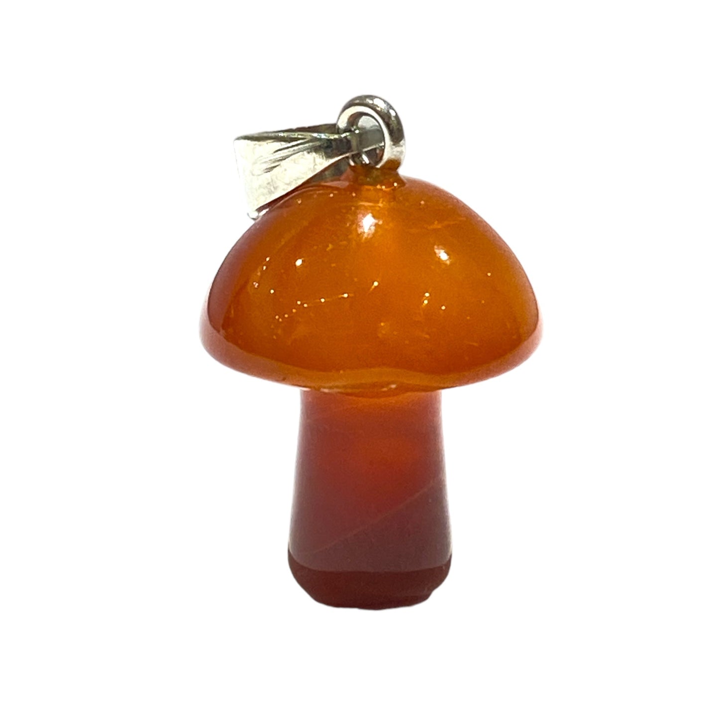 Pendentif Champignon en Cornaline - Foliesbijoux