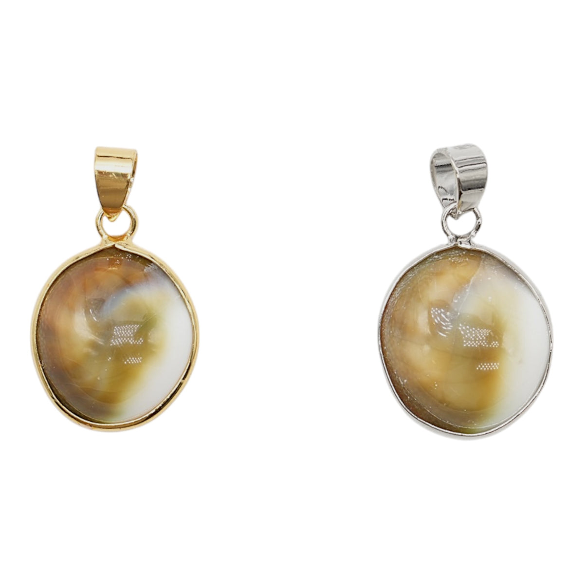 Saint Lucia Eye 1.5x2 cm – Gold or silver setting