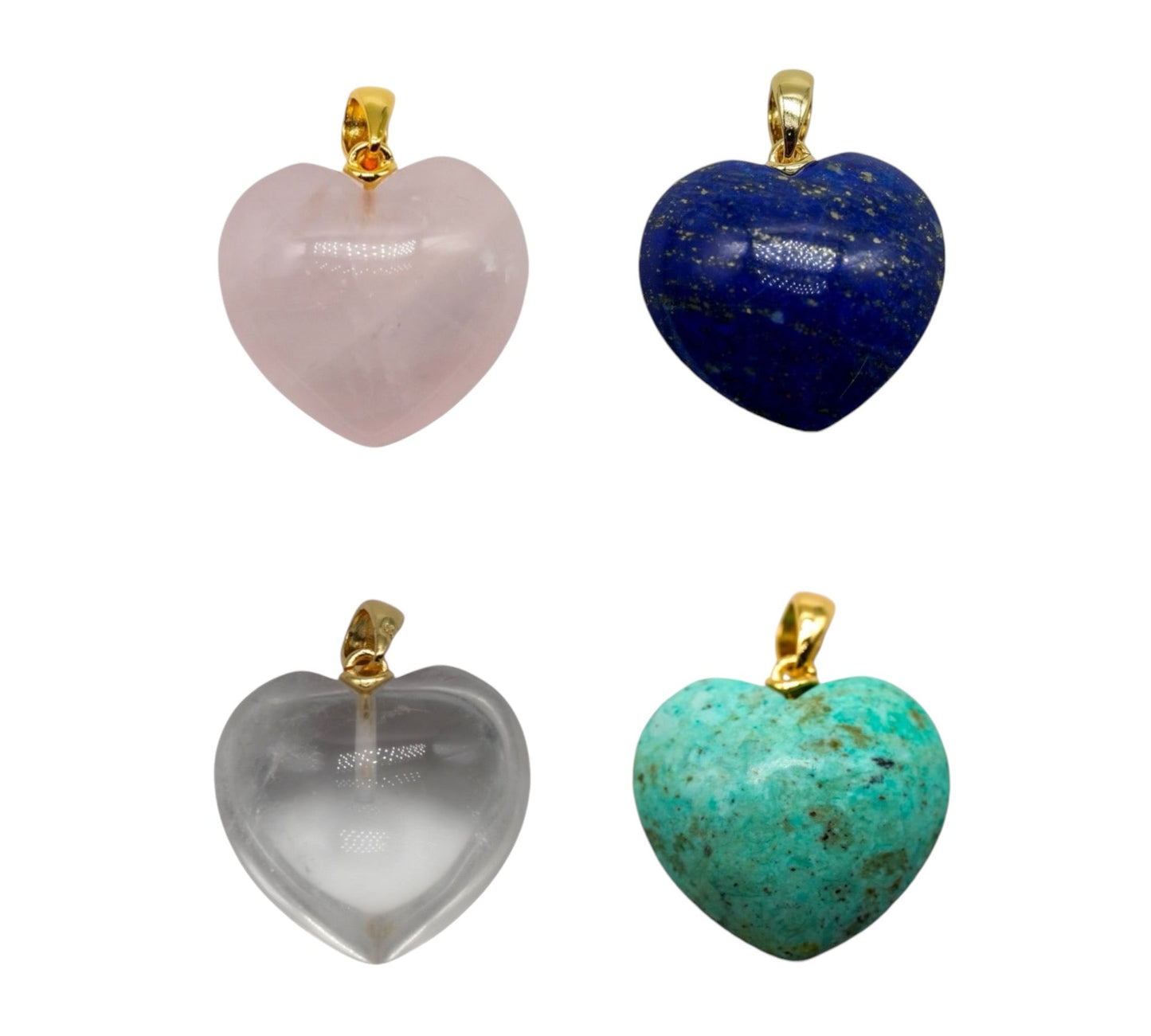 Pendentif coeur 28x26x15mm doré - Foliesbijoux