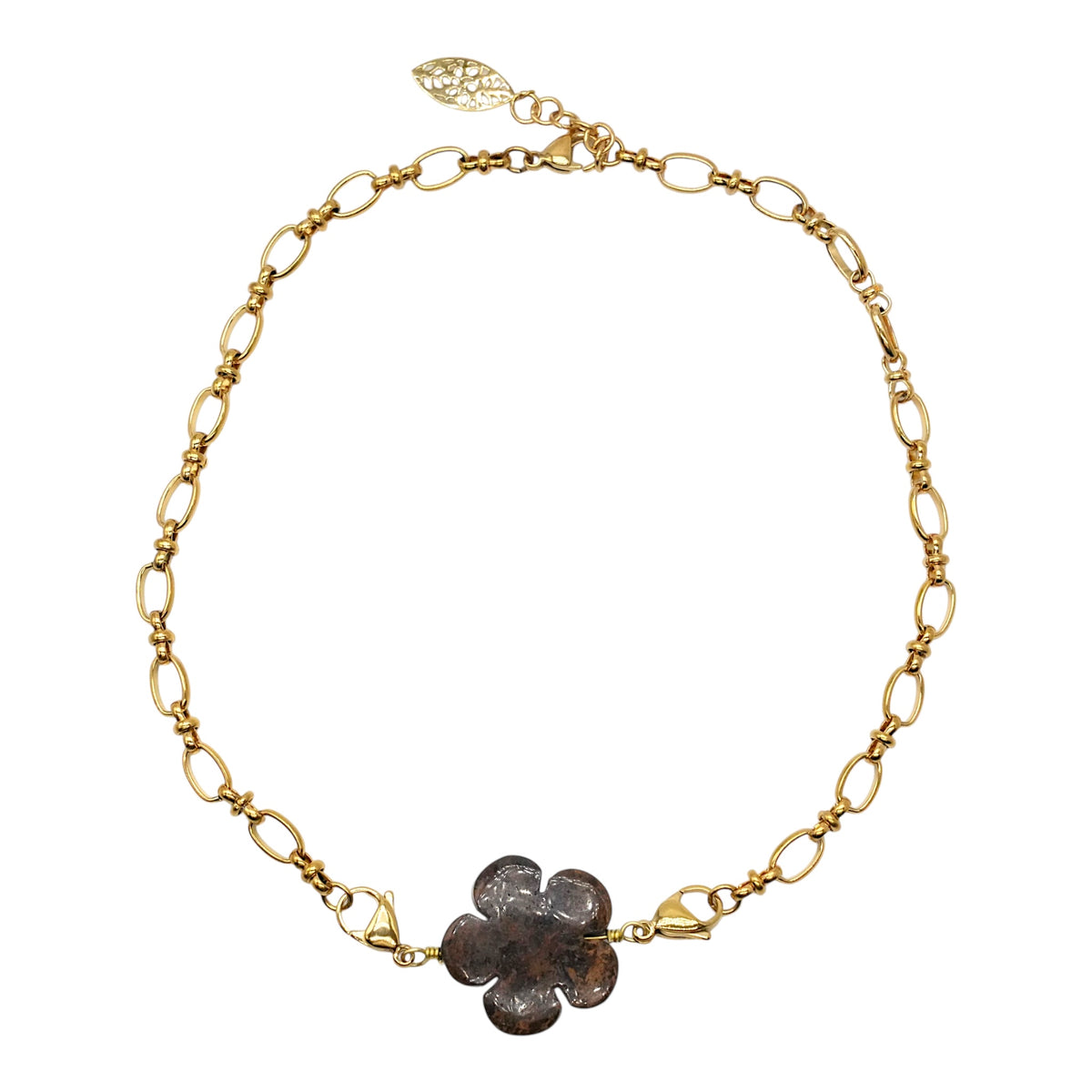 Chaîne de collier en acier inoxydable personnalisable (référence 2) (pendentif embout deux mousquetons non inclus) - Foliesbijoux