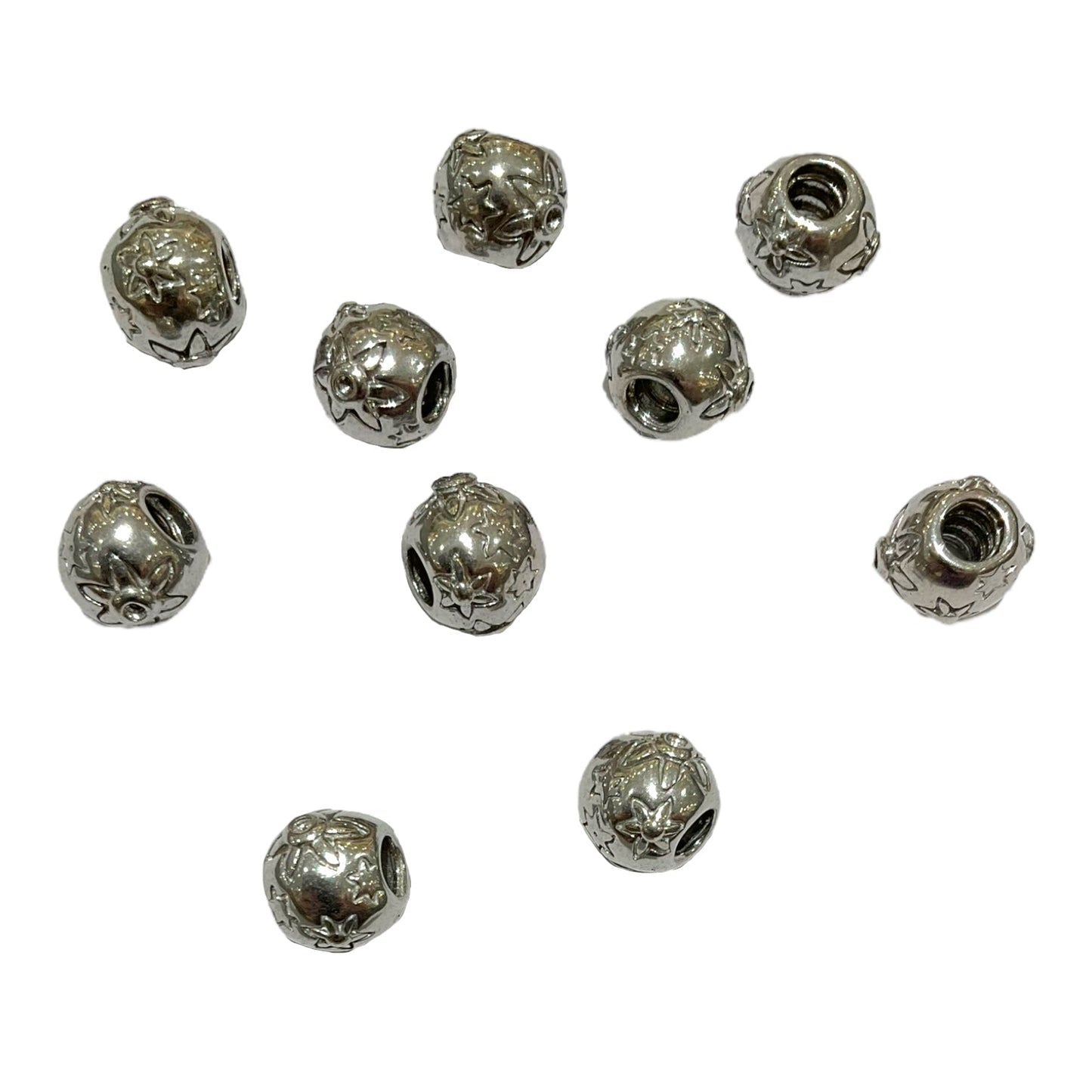 10 Breloque acier inoxydable - Foliesbijoux