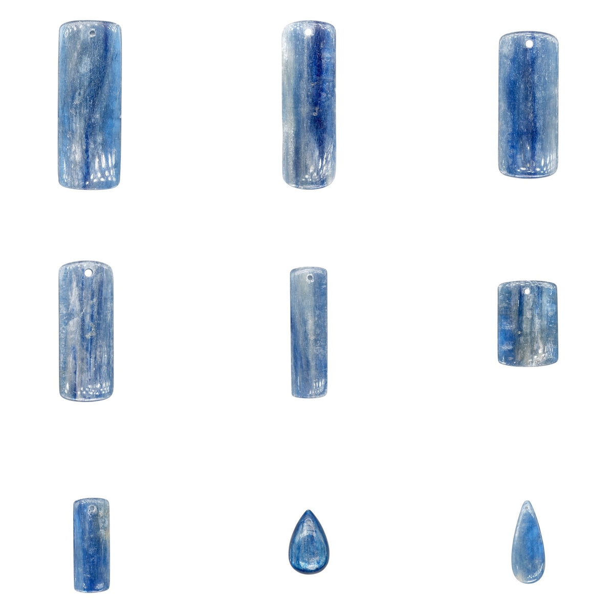 Pendentif en Cyanite bleue (9 formes disponible)