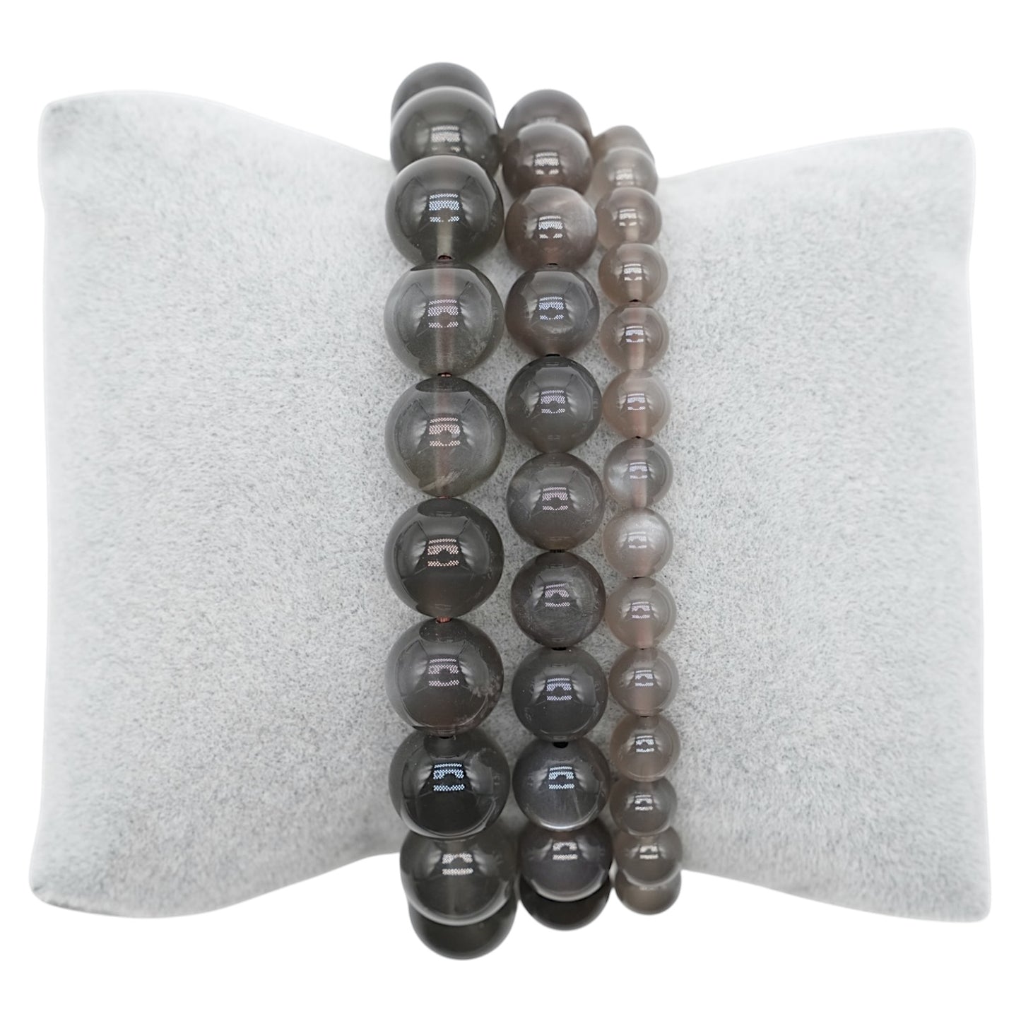 Bracelet Pierre de lune noire AAA