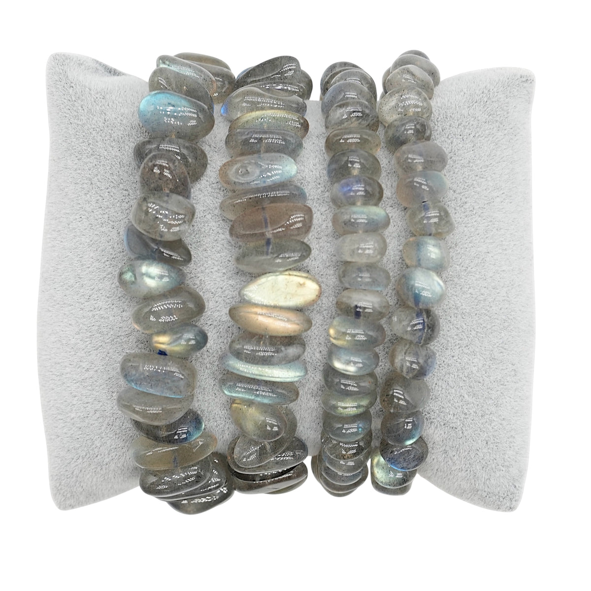 Bracelet baroque Labradorite AAA (Diamètre aléatoire 5-10 mm)