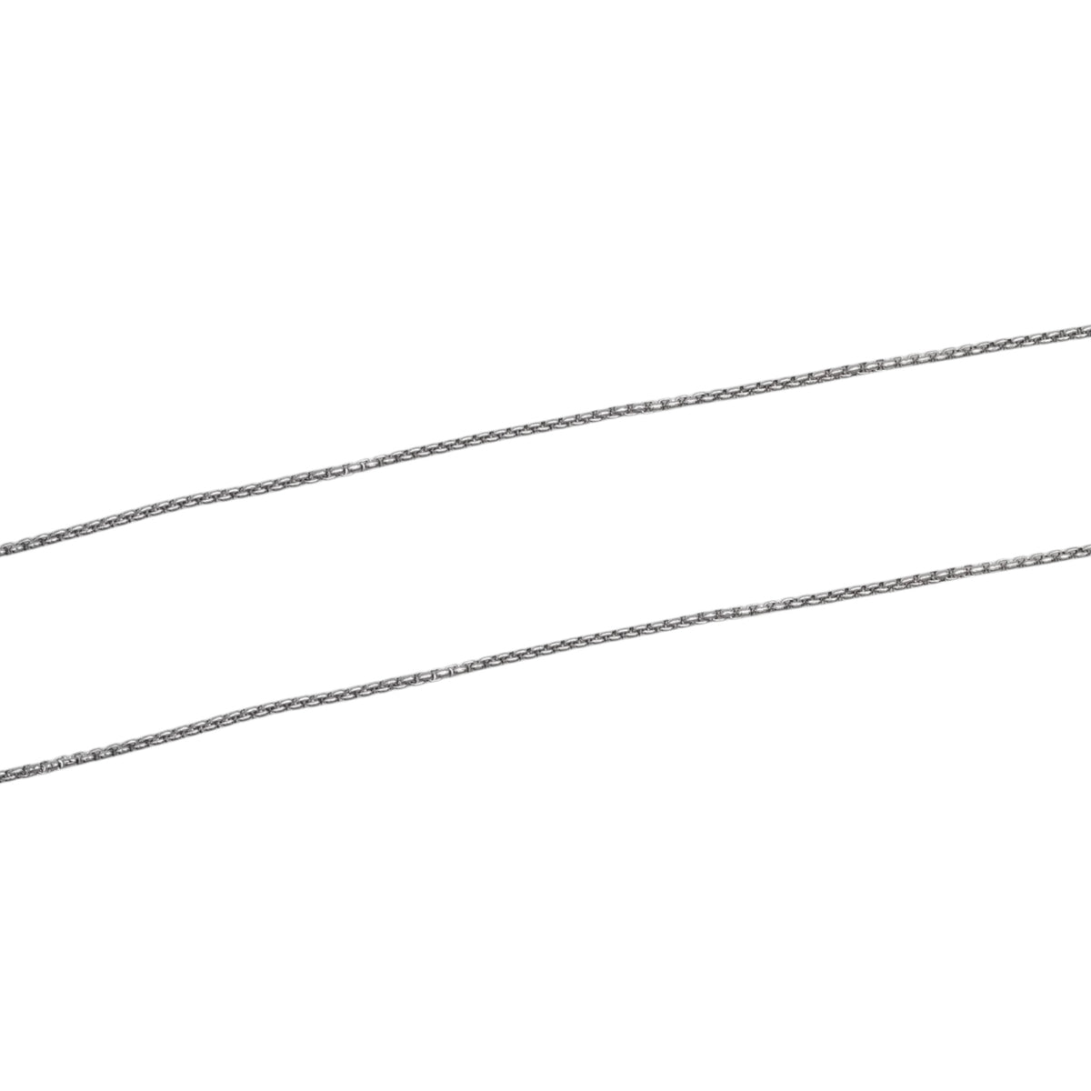 Une chaîne en plaqué or blanc (référence 4) - Foliesbijoux