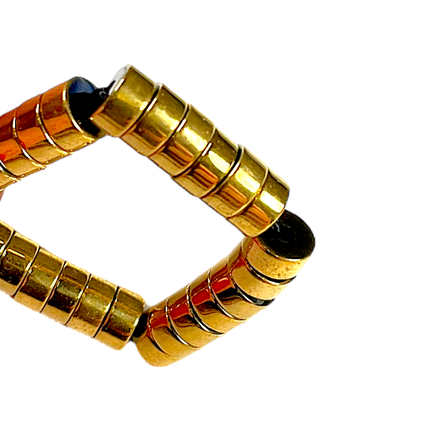 Fil de perle Hématite electroplaquée HEDC-3 - Foliesbijoux