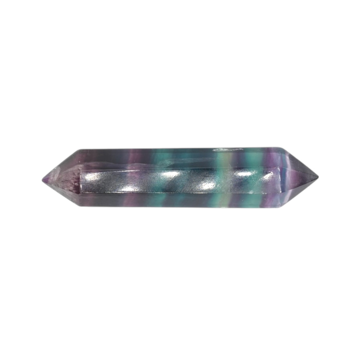 Mini pointe biterminée en fluorine 1x6 cm