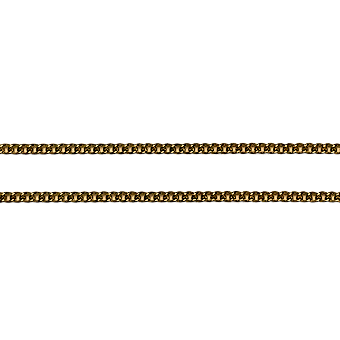 10 chaînes en acier dorée inoxydable (13-0.4) D - Foliesbijoux