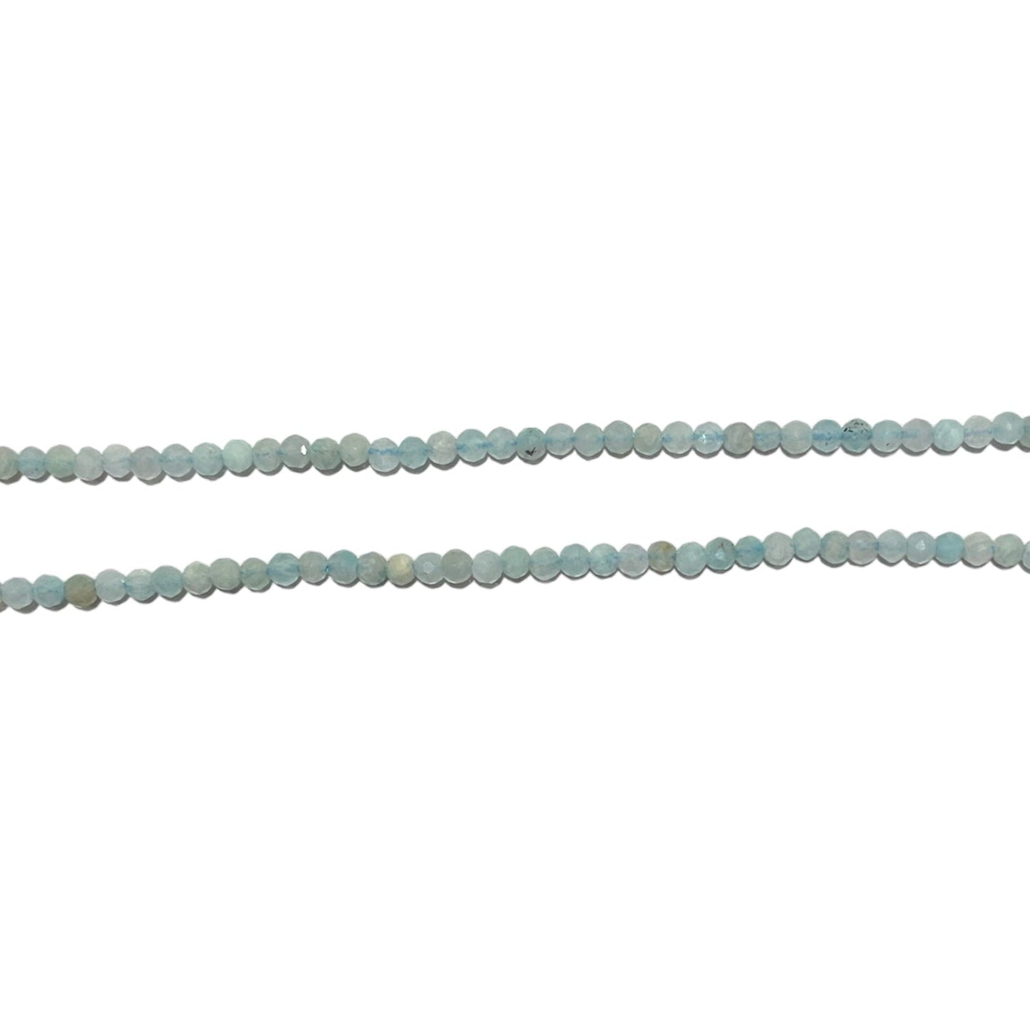 Collier aigue-marine 2-3mm acier inoxydable doré/argenté (référence 4) - Foliesbijoux