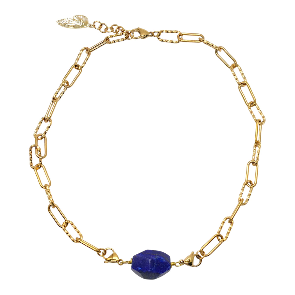 Chaîne de collier en acier inoxydable personnalisable (référence 3) (pendentif embout deux mousquetons non inclus) - Foliesbijoux