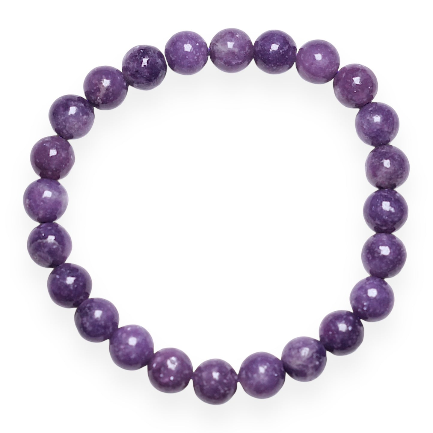 Bracelet Lepidolite taille homme - Foliesbijoux