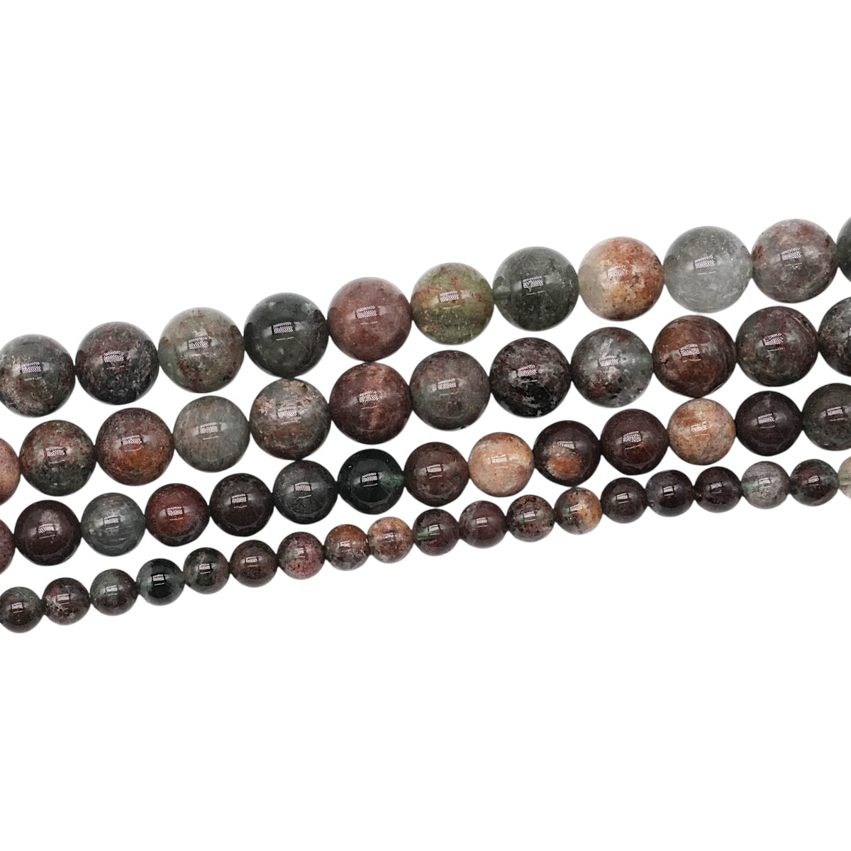 Fil de perle Quartz Lodolite Garden A+ - Foliesbijoux
