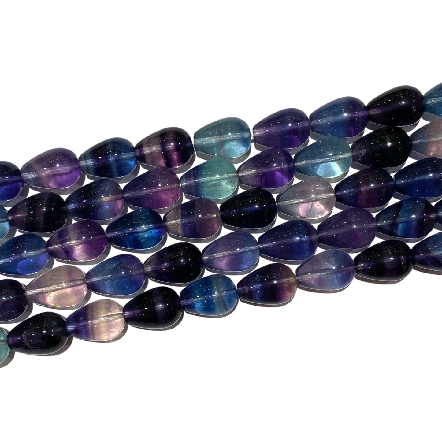 Fil Fluorine en rond 10x14mm - Foliesbijoux