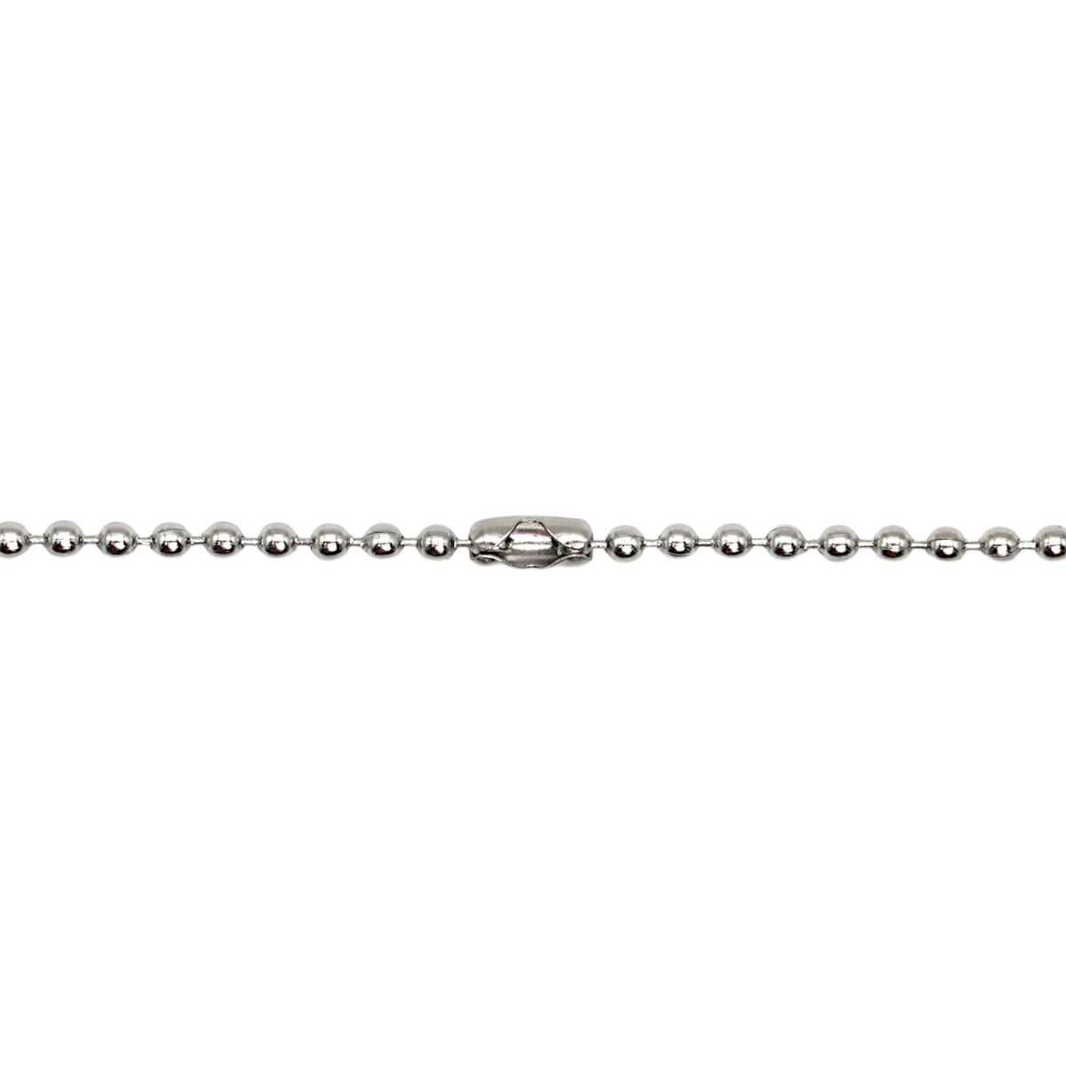 Lot de 10 chaînes billes en acier inoxydable argenté modèle 29