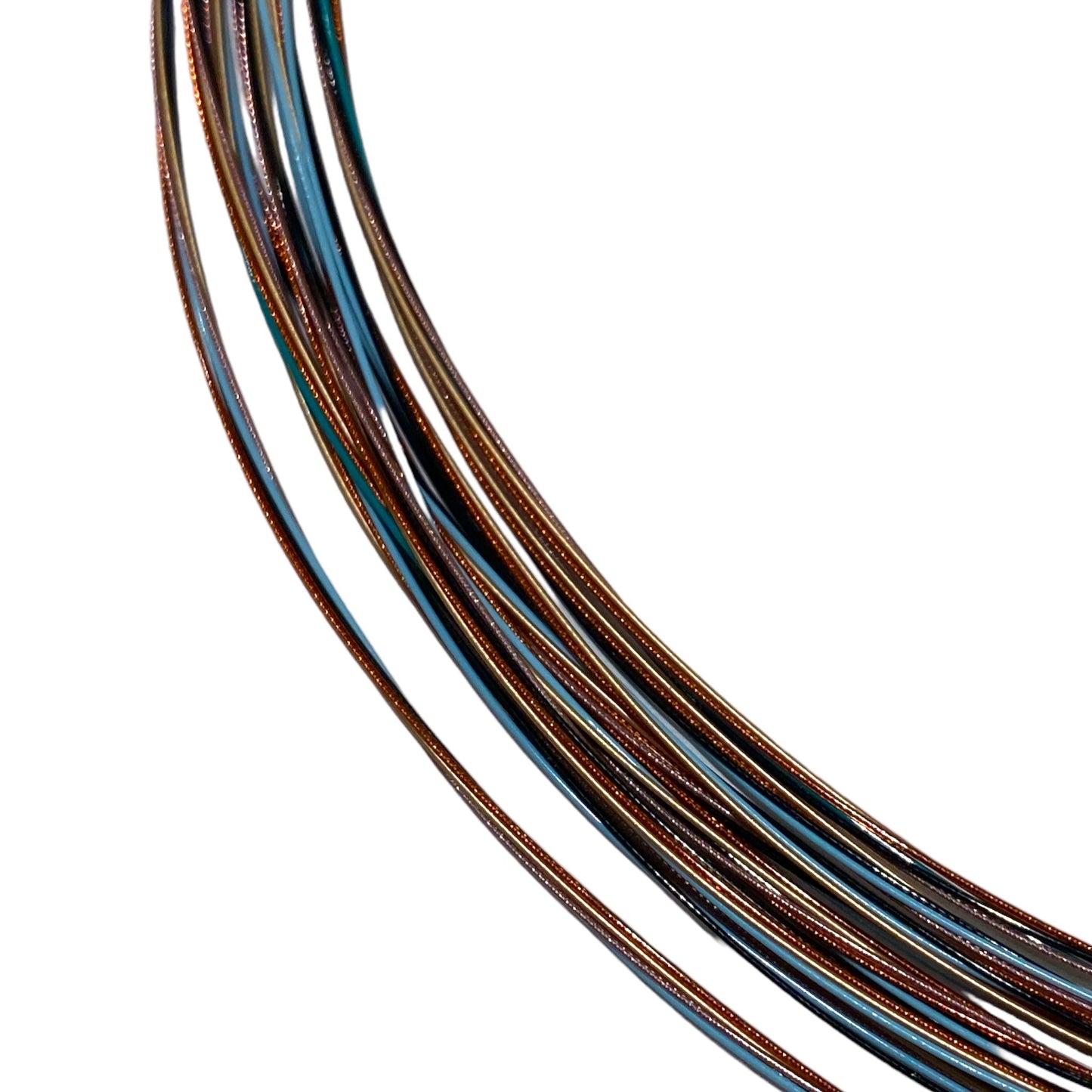 10 cordons multicolore en acier avec fermoir - Foliesbijoux