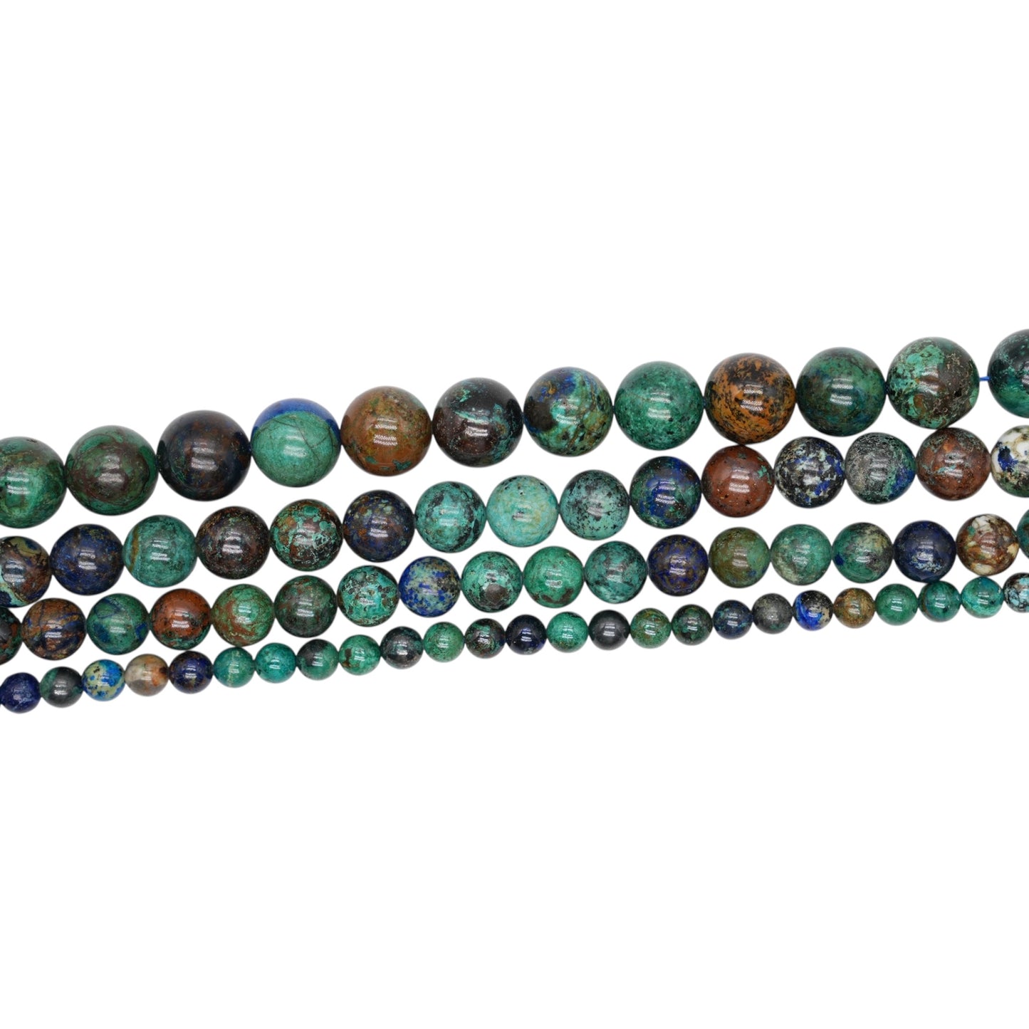 Fil de perle Chrysocolle Azurite AAA