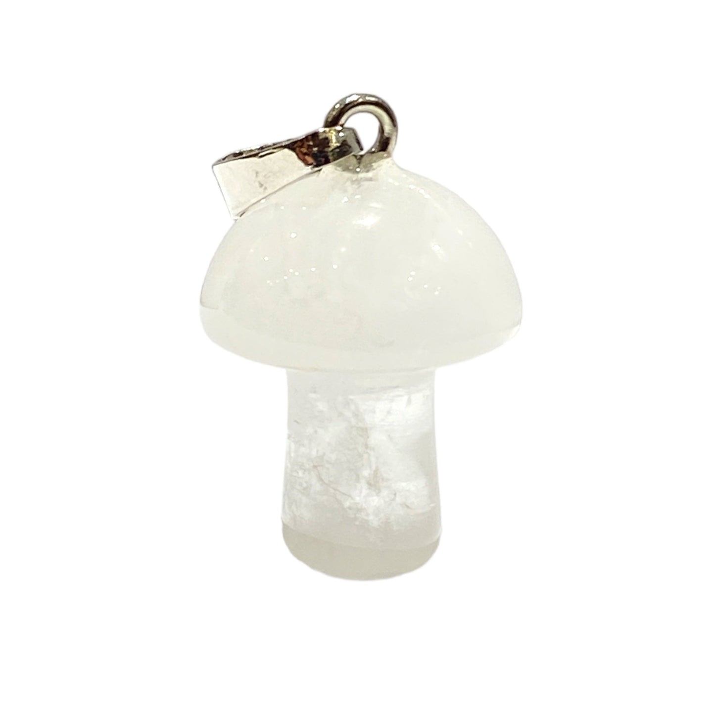 Pendentif Champignon en Cristal de roche - Foliesbijoux