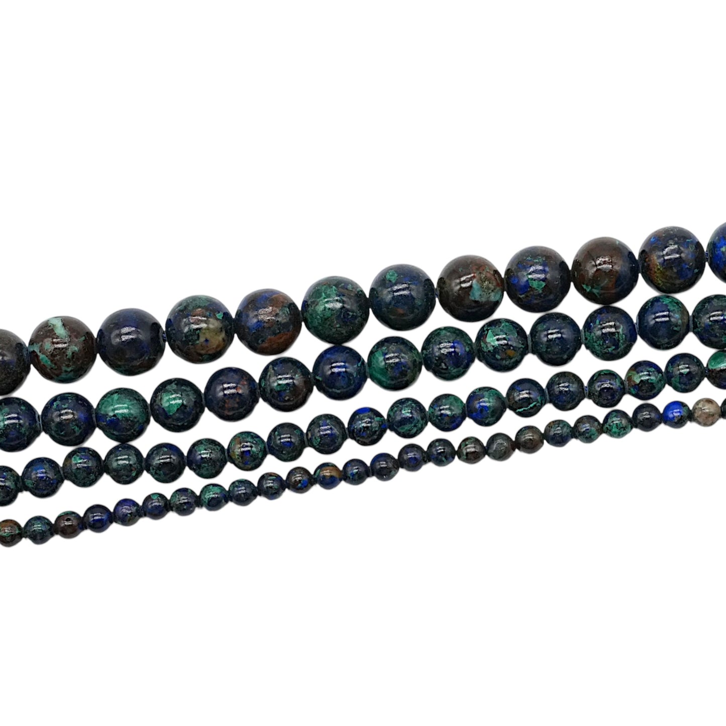 Fil de perle Azurite AA+ - Foliesbijoux