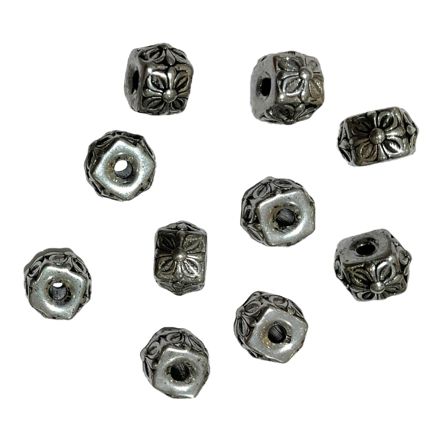 10 Breloque acier inoxydable - Foliesbijoux