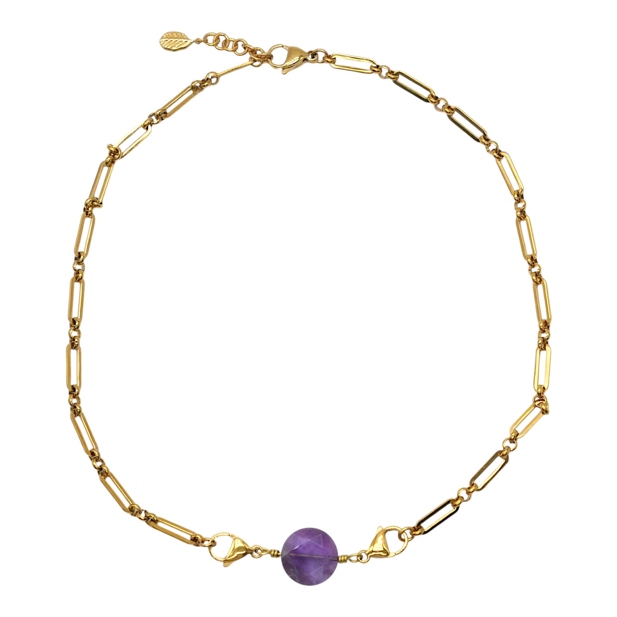 Chaîne de collier en acier inoxydable personnalisable (référence 5) (pendentif embout deux mousquetons non inclus) - Foliesbijoux