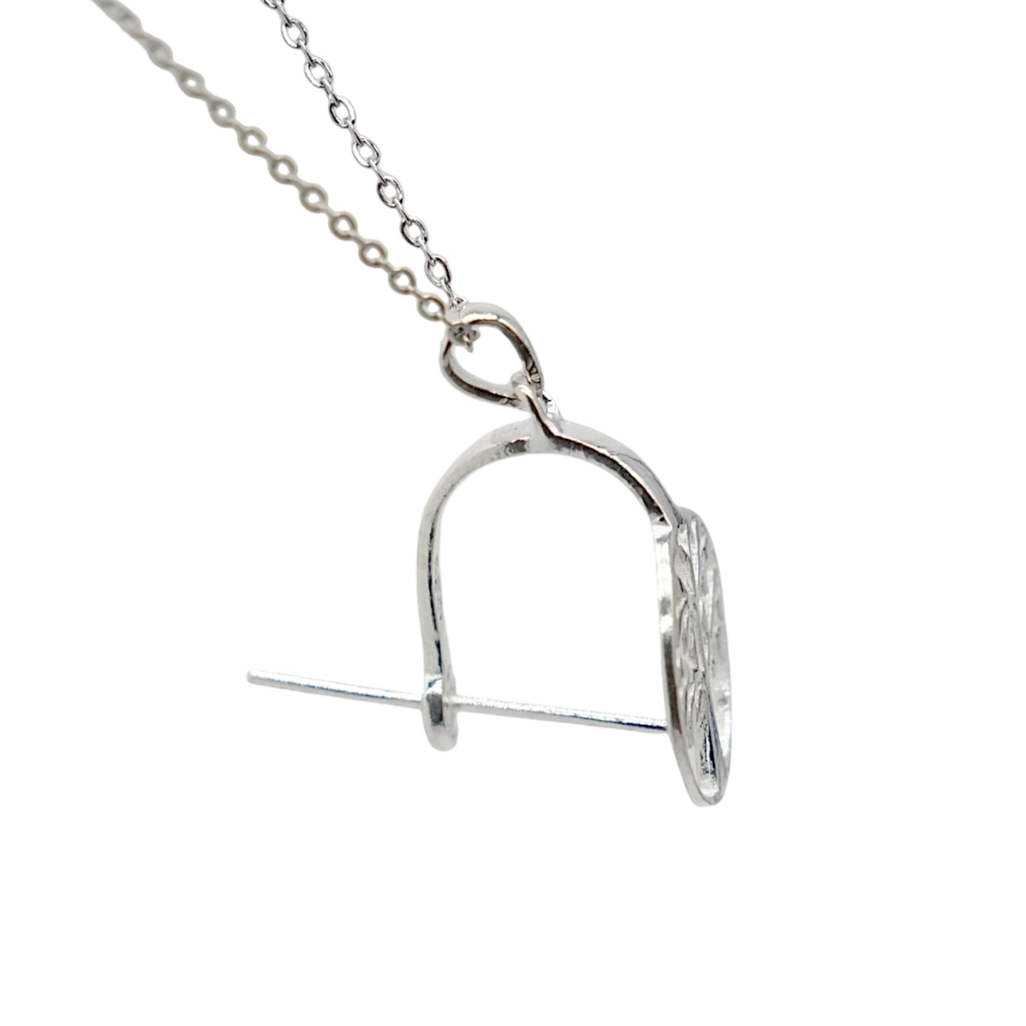 Une Bélière arbre de vie argent 925 pour pendentif avec tige à ajuster (chaîne non incluse) - Foliesbijoux