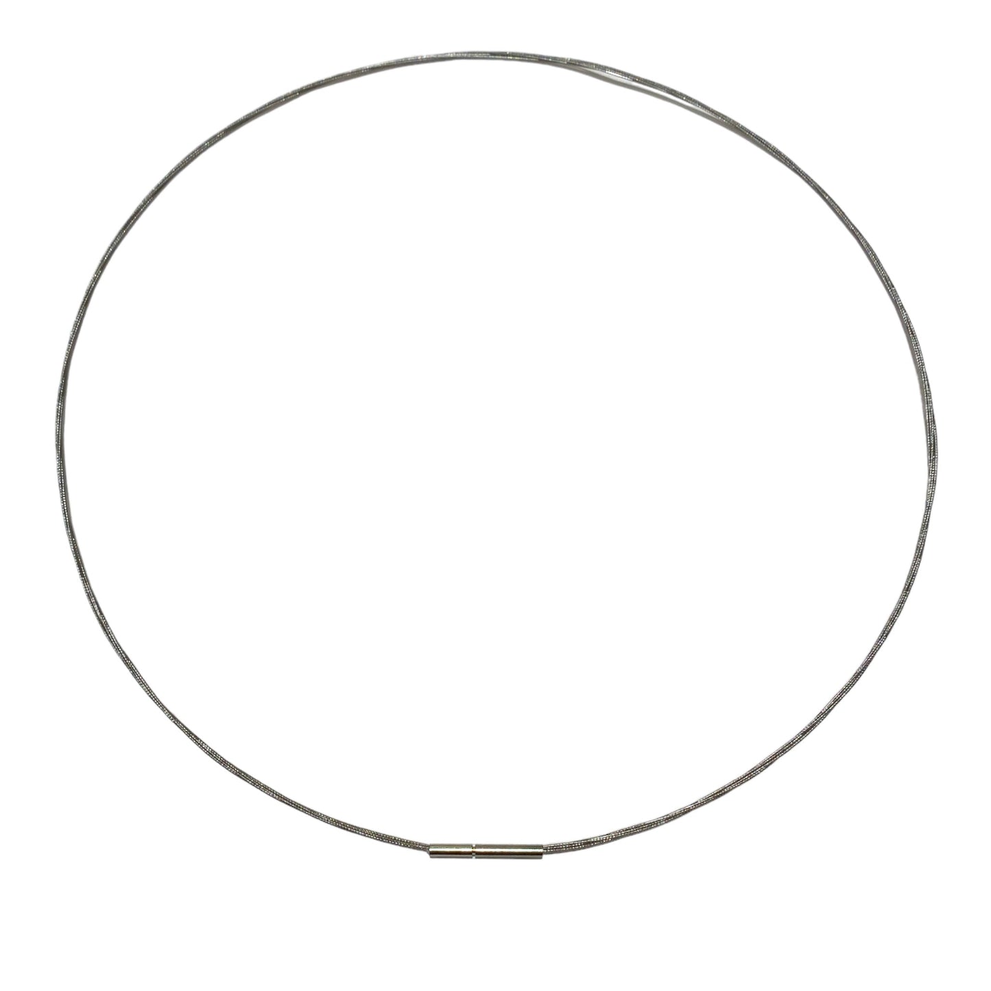 10 cordons en acier avec fermoir en acier inoxydable argenté - Foliesbijoux