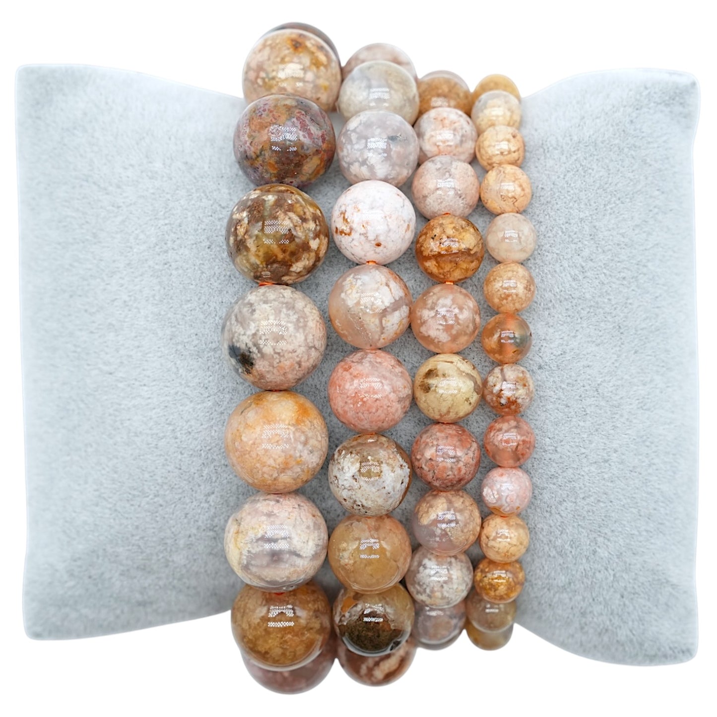 Bracelet Jaspe océan claire A+