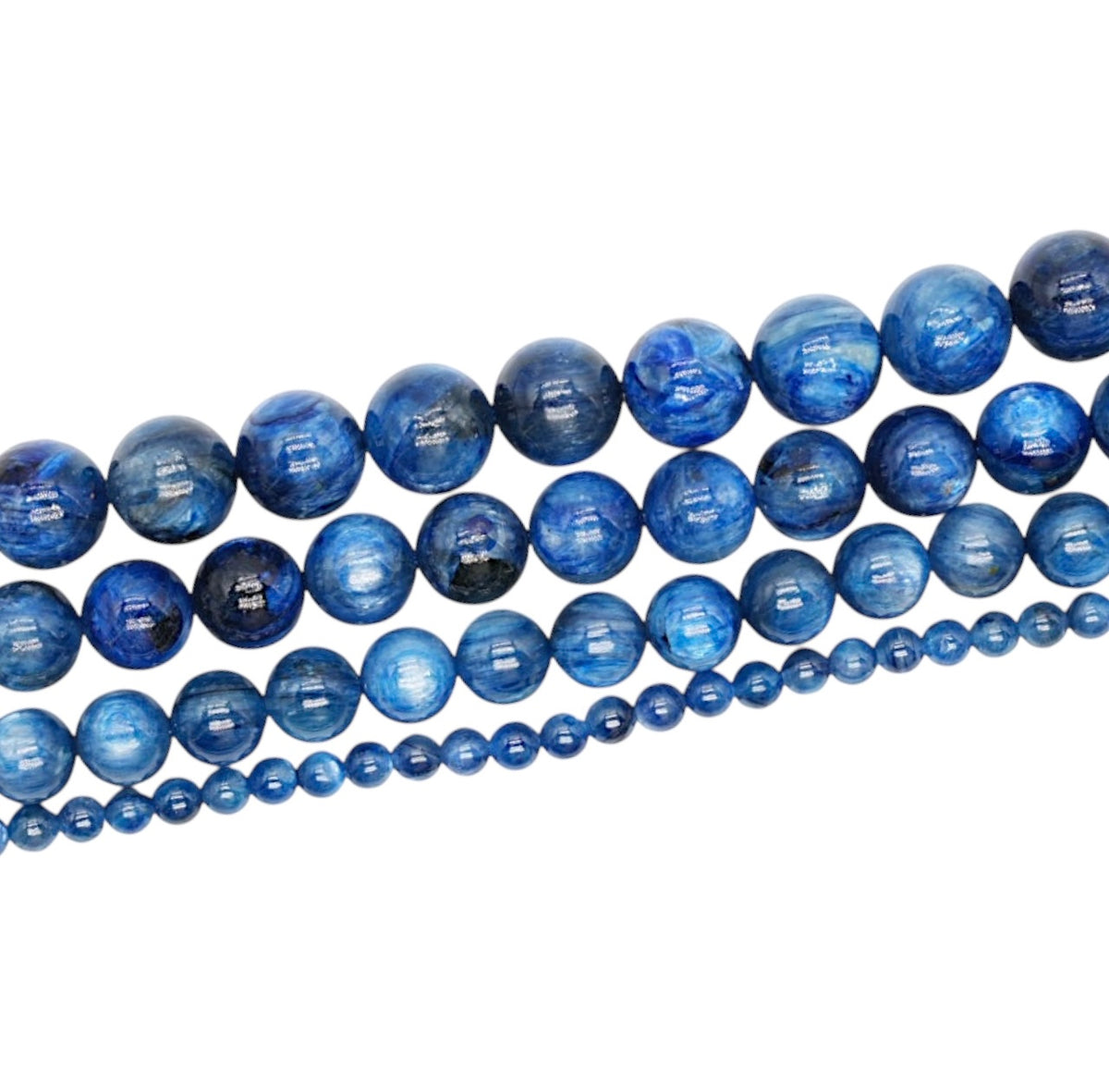 AAA Dark Blue Kyanite Bead Strand