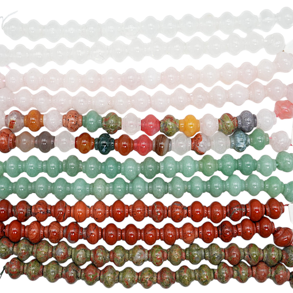 Fil de perle forme gourde 12x14 mm référence 61 (6 pierres disponible)