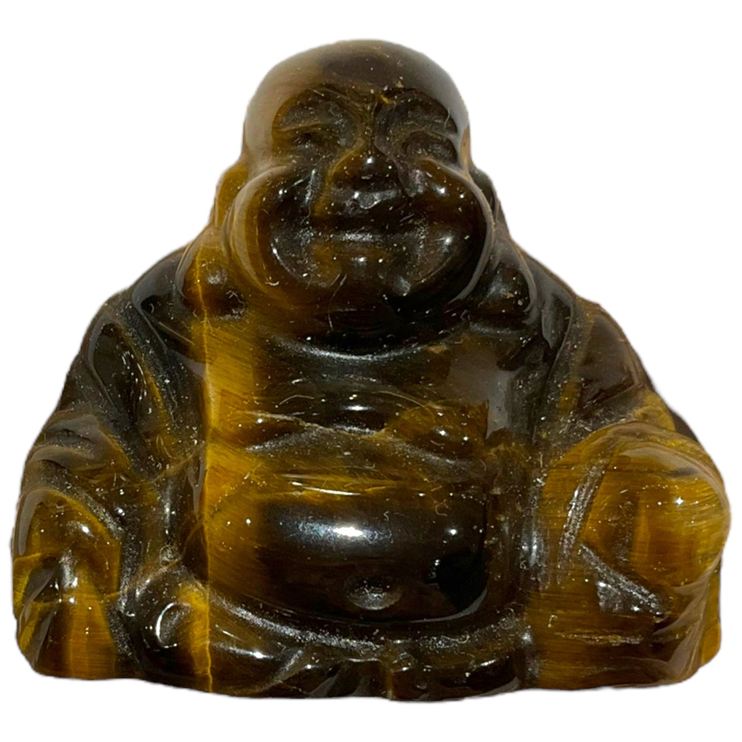 Bouddha en oeil de tigre - Foliesbijoux