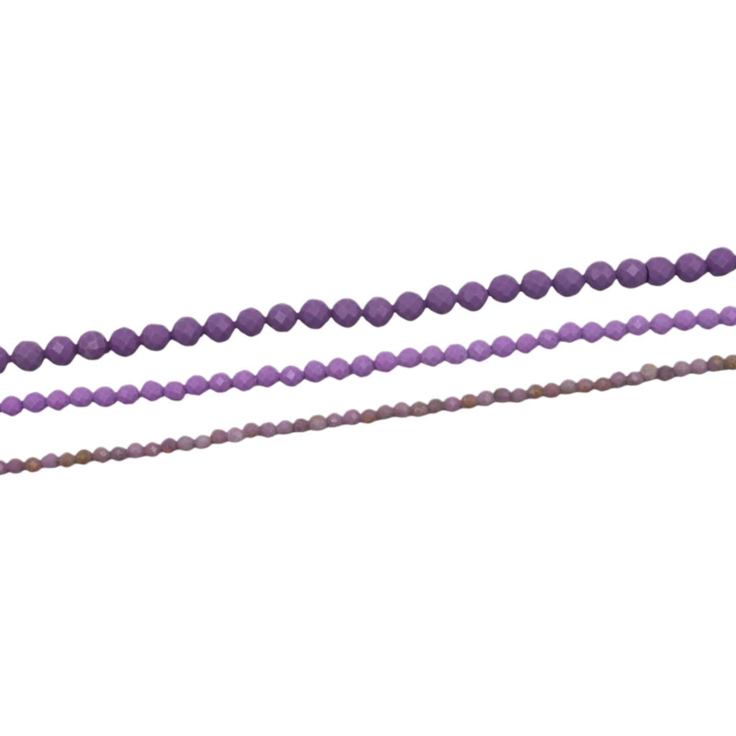 Fil Lépidolite en perle facetté - Foliesbijoux