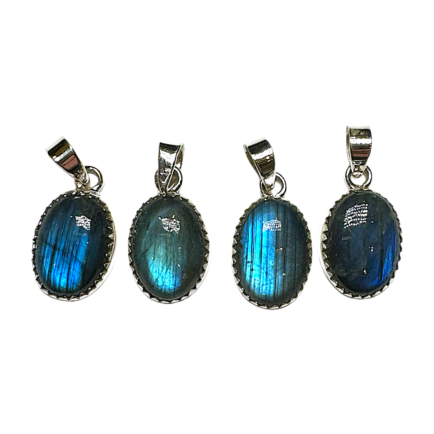 Pendentif argent & Labradorite - Foliesbijoux