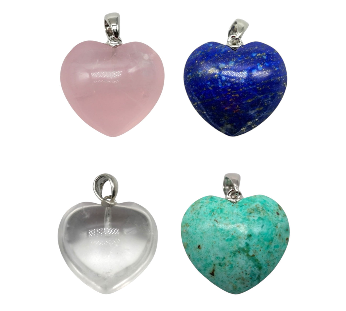 Pendentif coeur 28x26x15mm argenté - Foliesbijoux