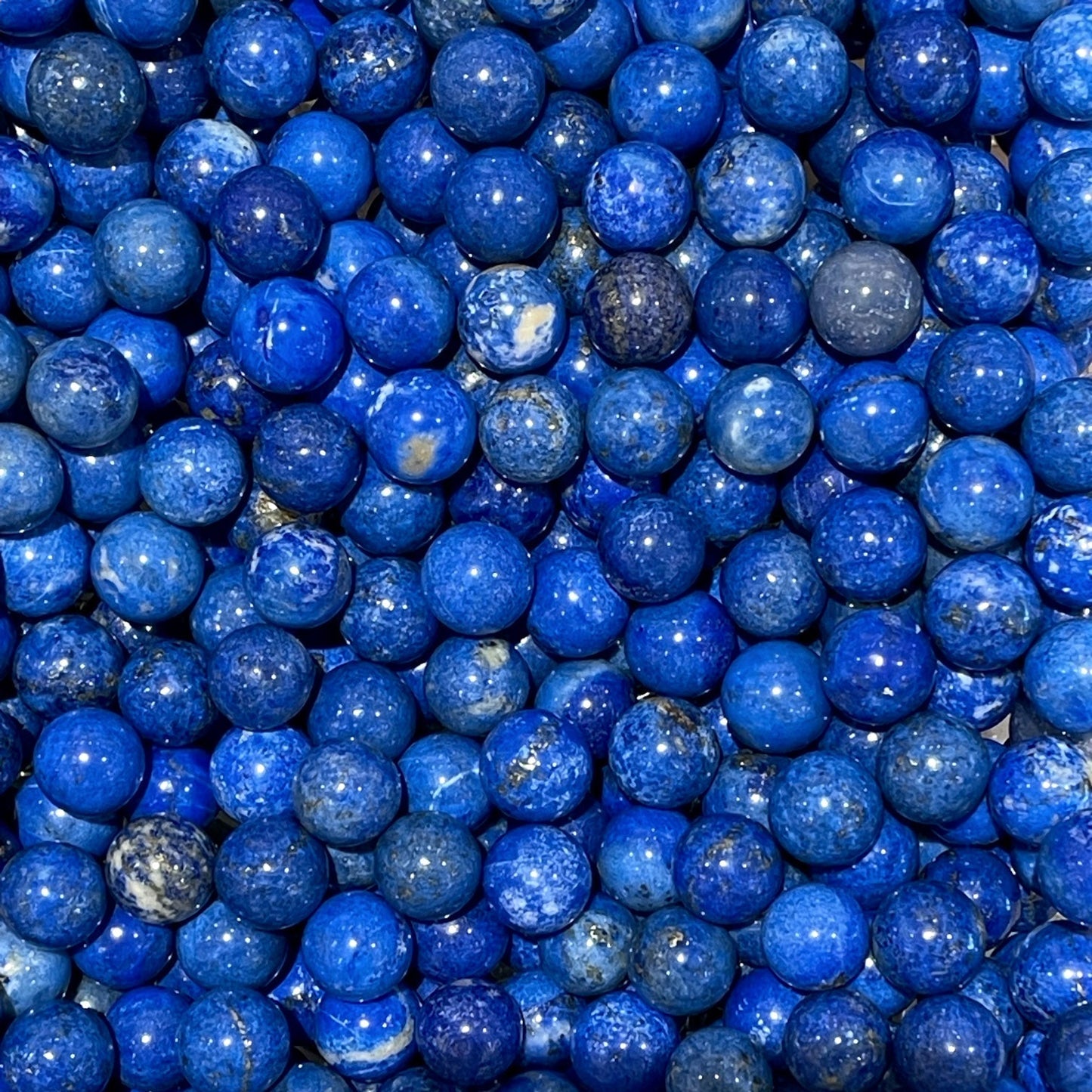 Boule 14 mm lapis lazuli non percé - Foliesbijoux