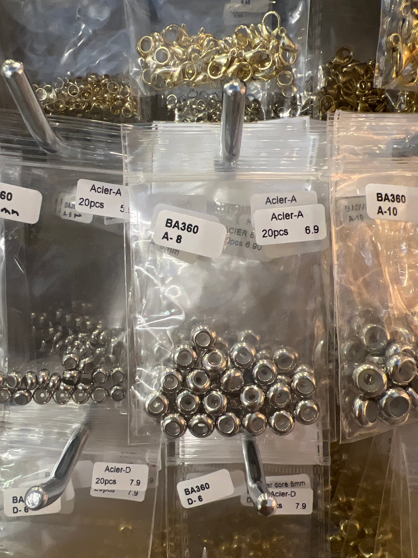 20 Rondelles intercalaires séparateur en acier acier inoxydable référence BA360 (3 tailles)