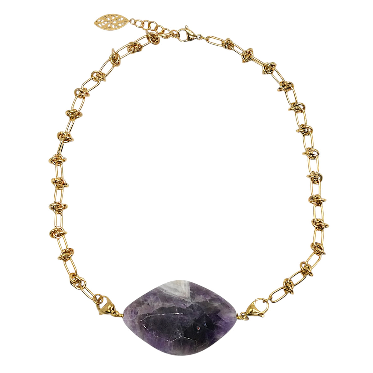 Chaîne de collier en acier inoxydable personnalisable (référence 6) (pendentif embout deux mousquetons non inclus) - Foliesbijoux