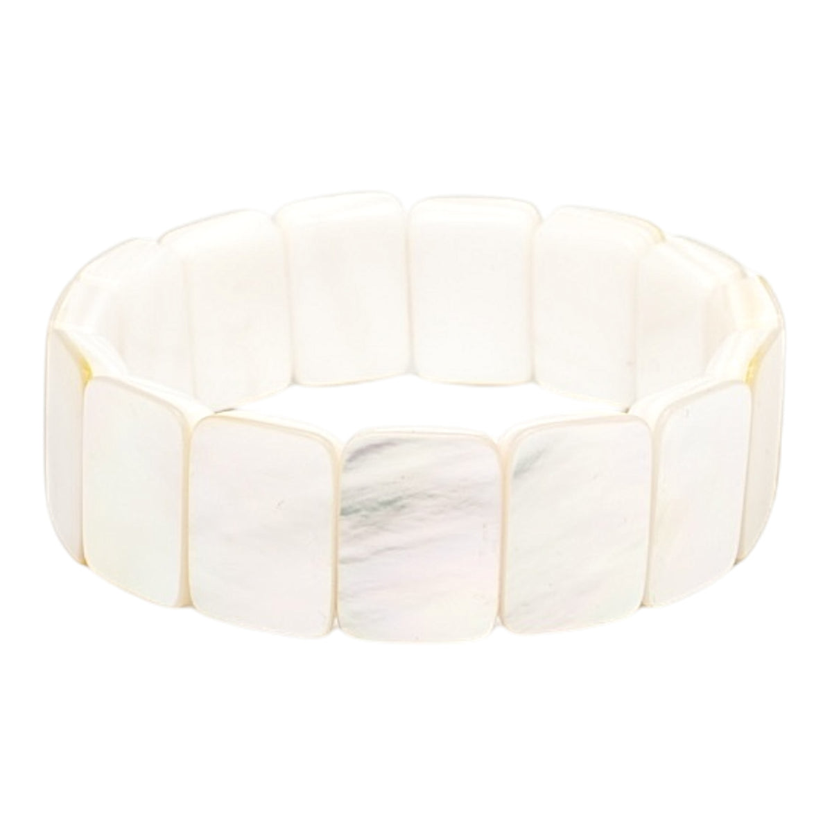 Bracelet à 2 trous Nacre AA+ (2 Tailles)