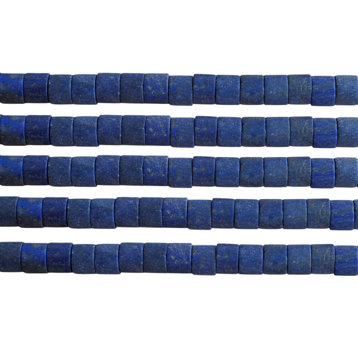 Fil de perle forme libre Lapis rondelle matte 9x12 mm (référence 123)
