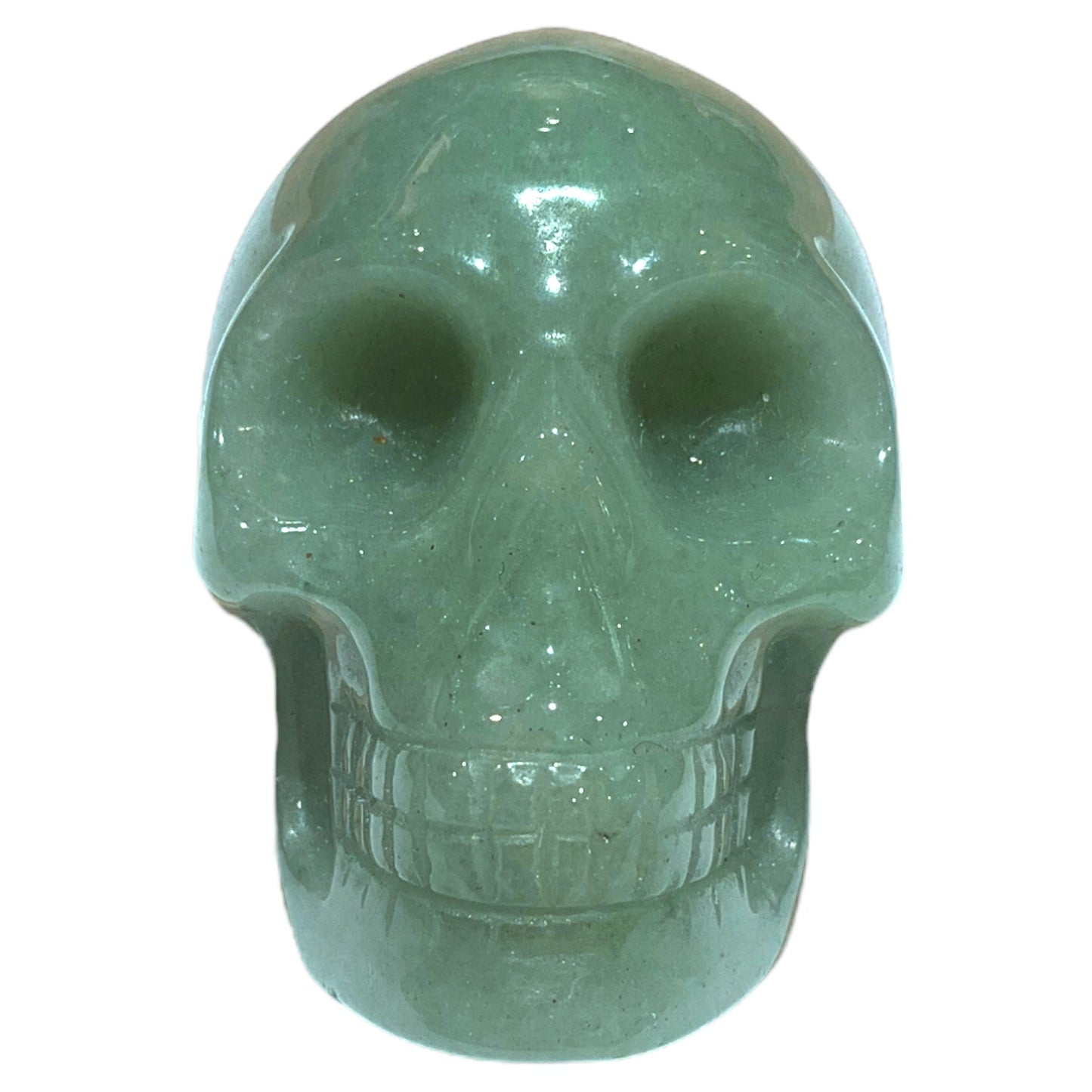 Crâne en Aventurine Verte - Foliesbijoux